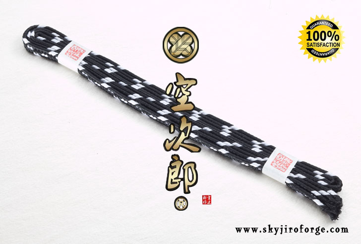 SkyJiro Forge Sageo Synthetic Silk Black/White SkyJiro Forge Sageo Synthetic Silk Black/White